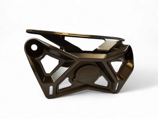 EOD 2017 to Current Can Am X3 Maverick Upper Shock Mount Brace with adjustable light mount bracket with Gun Metal finish www.elektricoffroad.com