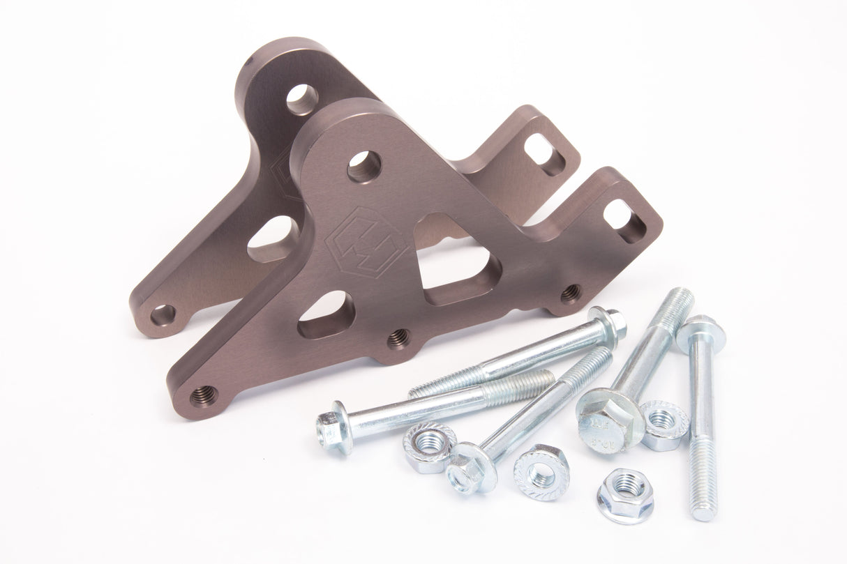 HD Billet Rear Motor Mount Plates (Polaris RZR 1000S / 900S / SKU 704005)