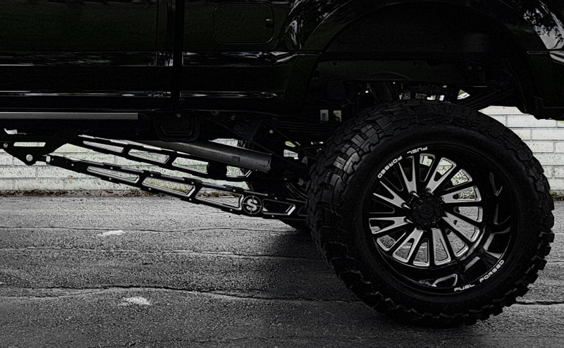 0-12" F450 Short Bed Ladder Traction Bars for 2017-2026 Stryker Off Road Design
