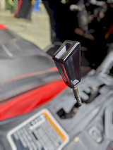 2017 to Current Can-Am X3 Maverick EOD Shift Knob Anodized Black Finish www.elektricoffroad.com