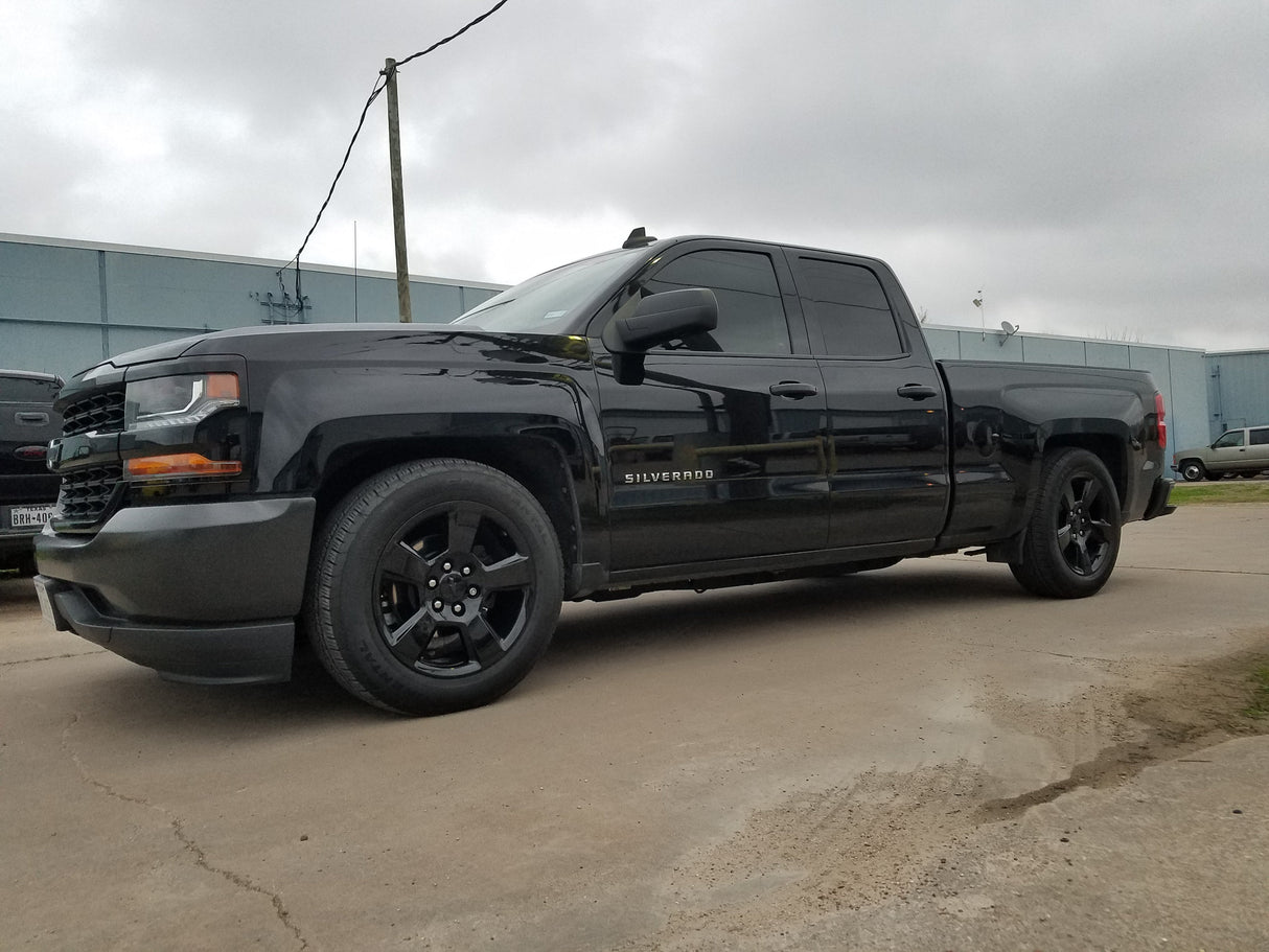 2014-2018 Silverado Stamped Steel/ Aluminum Arms Adjustable Drop Kit 3/5, 4/6, 4/7 2wd & 4x4
