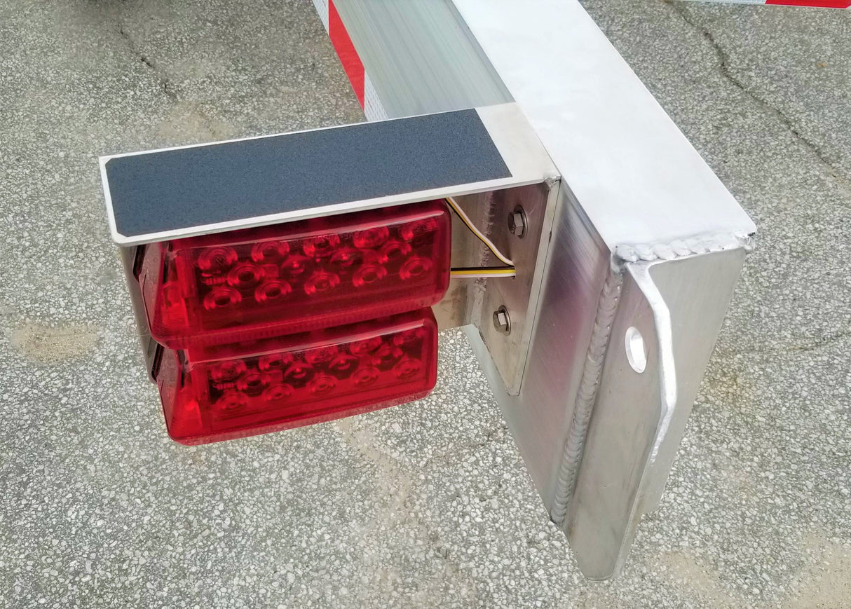 Double Taillight Bracket, Port Side - Includes Stainless Steel Hardware - AmeraTrail Original Equipment