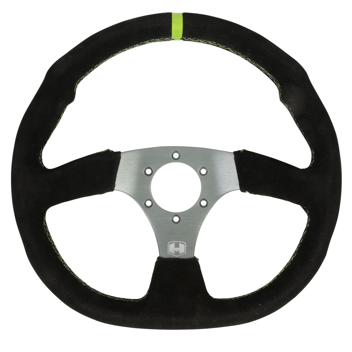 D-Shaped Steering Wheel - 6 Bolt - Hess Motorsports