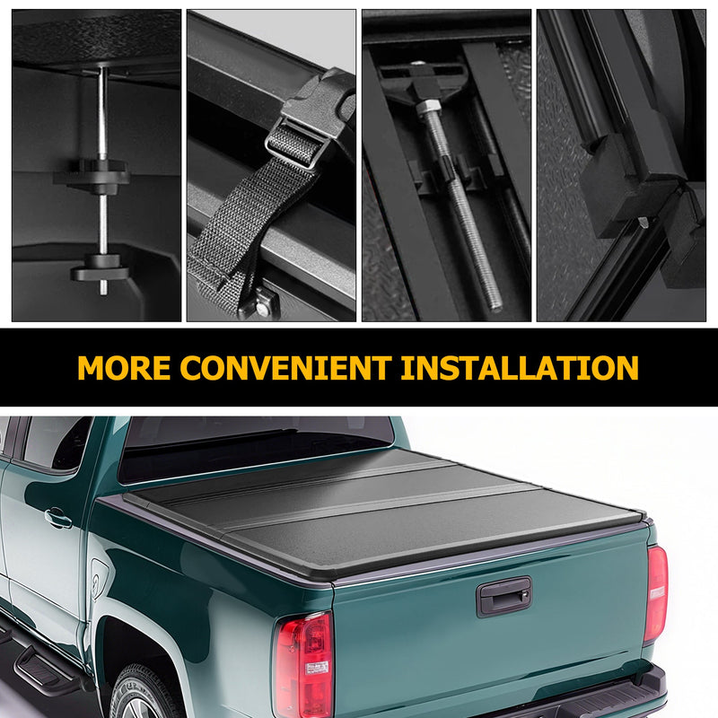 Trucktok 2019-2025 Chevy Silverado Sierra 5.8FT 3-Fold Hard Bed Tonneau Cover