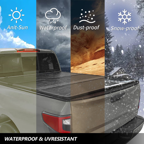 Trucktok 2019-2025 Chevy Silverado Sierra 5.8FT 3-Fold Hard Bed Tonneau Cover TruckTok