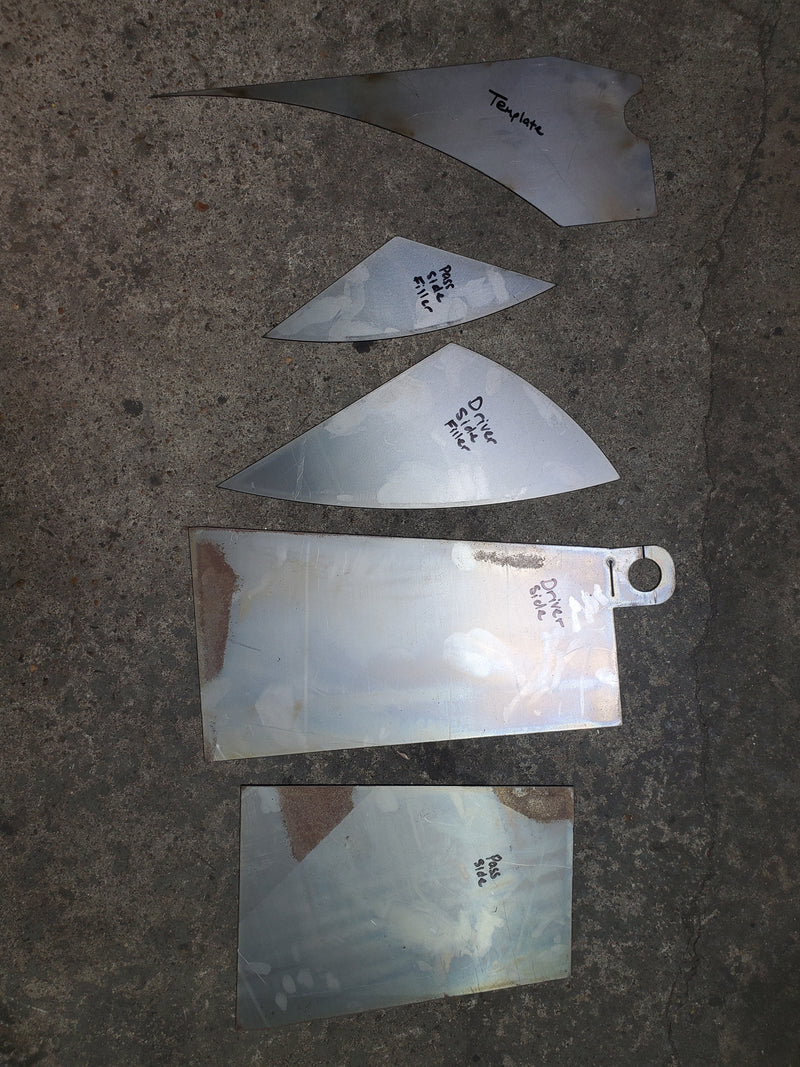 2014-2018 Silverado Sierra Firewall Plates  for Bagged & Dropped Trucks