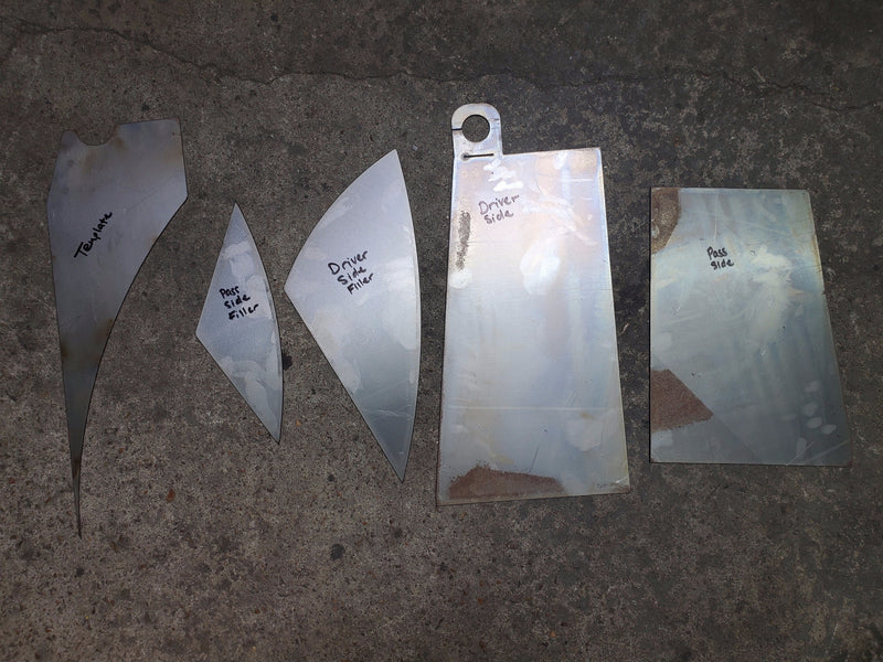 2007-2013 Silverado Sierra Fire wall Plates for Bagged & Dropped Trucks