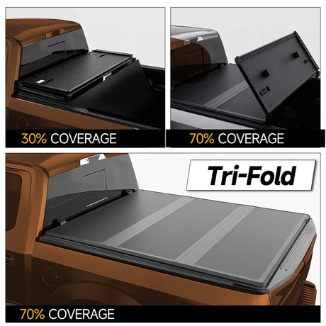 Trucktok 2020-2025 Chevy Silverado Sierra 6.9FT 3-Fold Hard Bed Tonneau Cover TruckTok