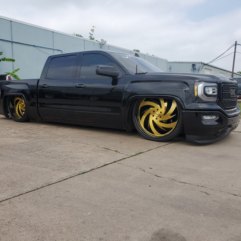 2014-2018 Silverado Sierra Rear Air Bag 3 Link Wishbone Suspension Kit For Regular & Wide Wheels