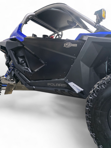 2020+ Polaris Rzr Pro XP, 2022+ Pro R/Turbo R, 2025+ Pro R/Pro S Rock Guards (2 Seat) www.elektricoffroad.com