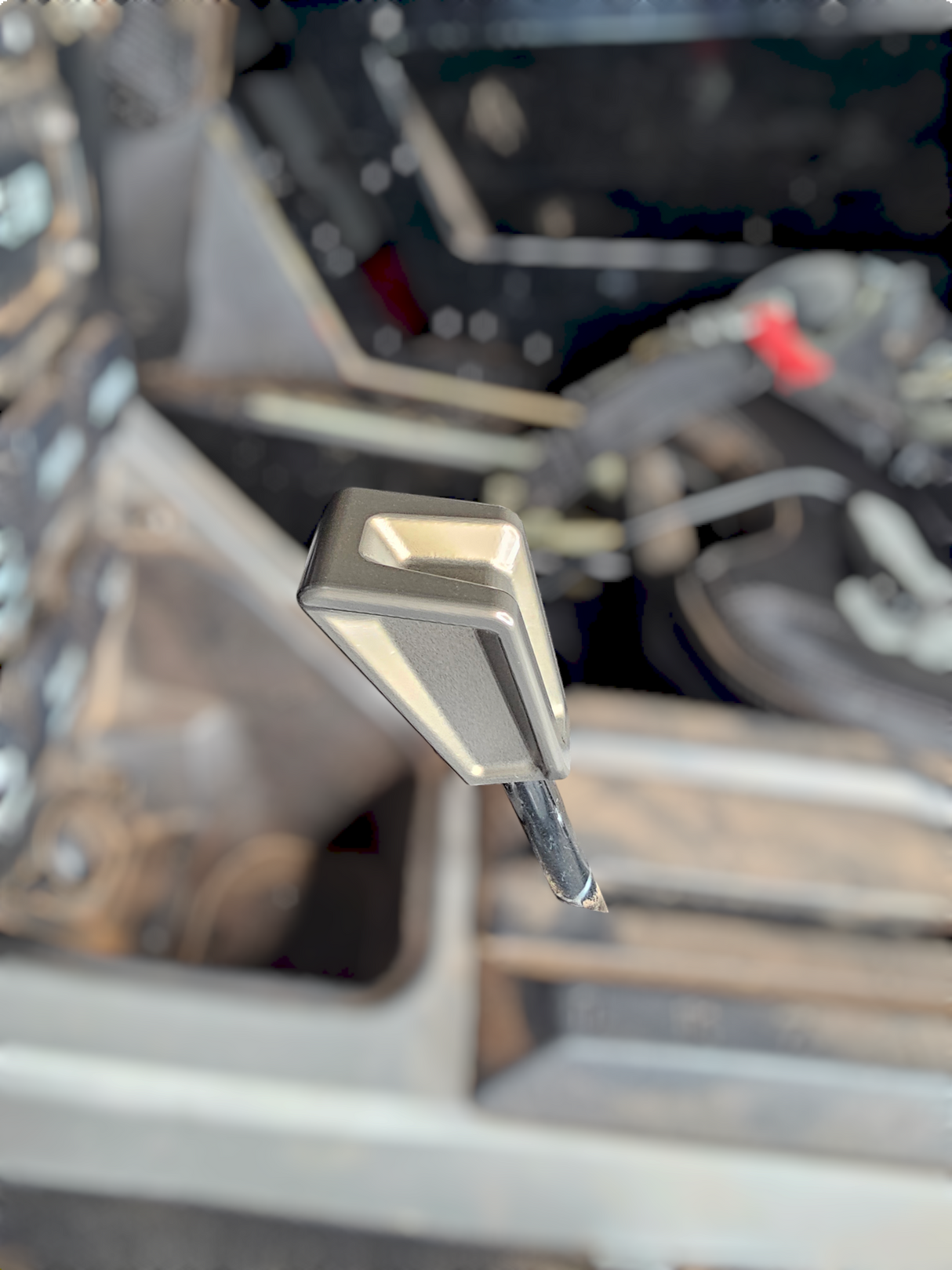 2020 to Current Polaris RZR Pro R, Pro XP, Turbo R, and Xpedition Shift Knob Anodized Gun Metal Finish www.elektricoffroad.com