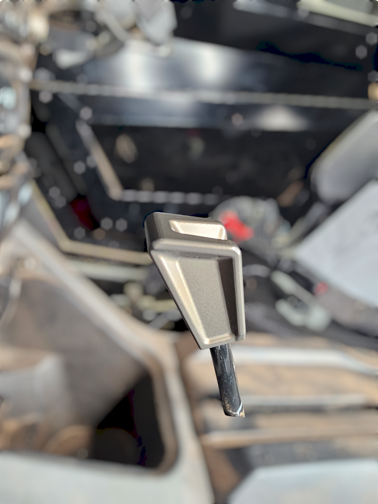 2020 to Current Polaris RZR Pro R, Pro XP, Turbo R, and Xpedition Shift Knob Anodized Gun Metal Finish www.elektricoffroad.com