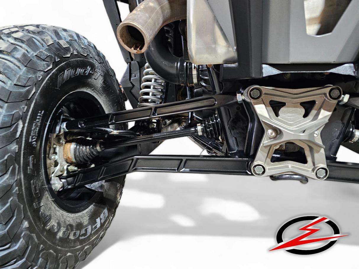 2020 to Current Polaris RZR Pro XP Radius Rods in Black Finish www.elektricoffroad.com