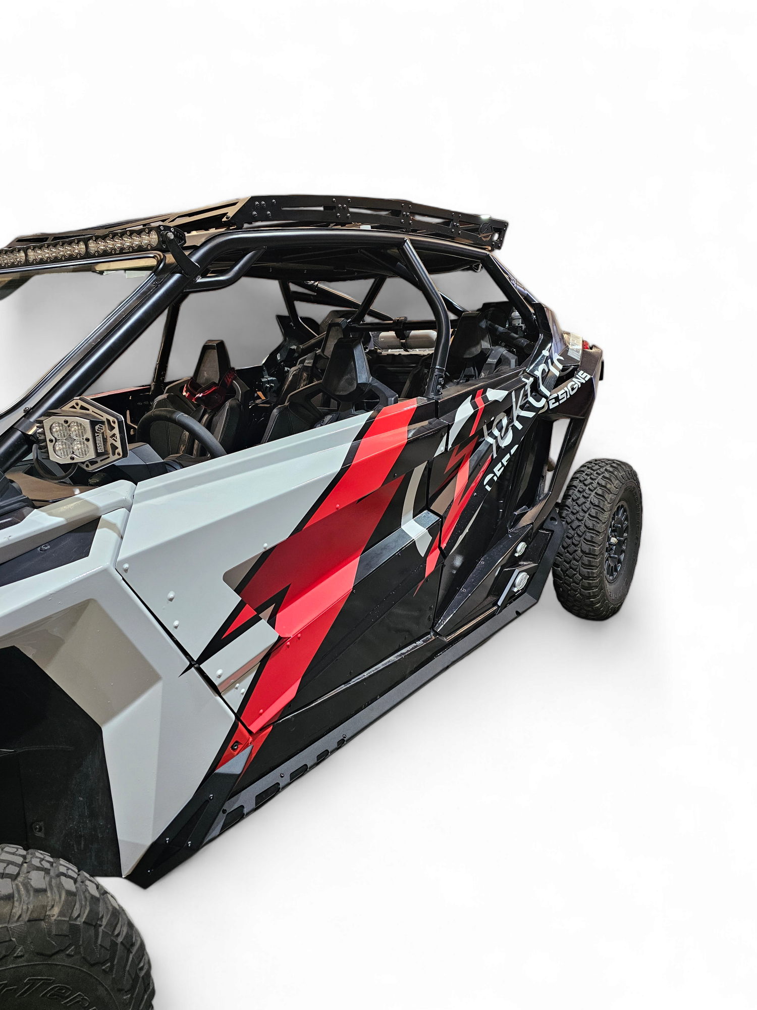2020-2026 Polaris RZR Pro XP/ Pro R/ Turbo R (4 Seat) Volt Series Rock Guards www.elektricoffroad.com