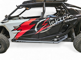 2020-2026 Polaris RZR Pro XP/ Pro R/ Turbo R (4 Seat) Volt Series Rock Guards www.elektricoffroad.com
