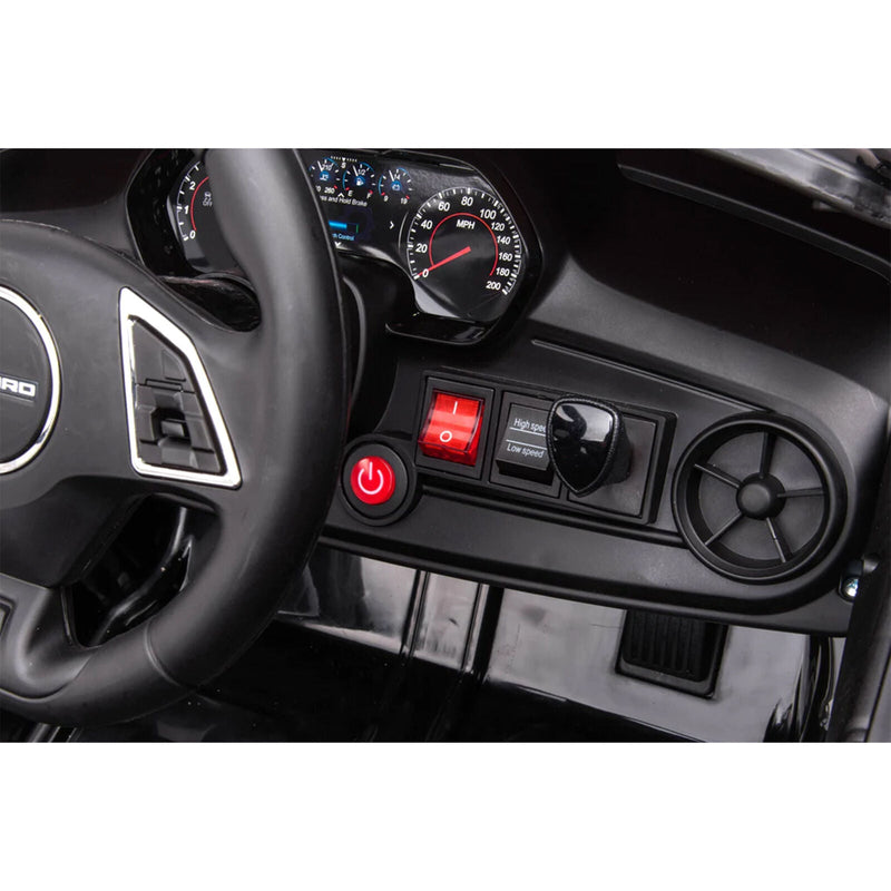 2021/2022 Chevy Camaro Racing 2SS Battery Powered Ride On Car Toy - Black Edition