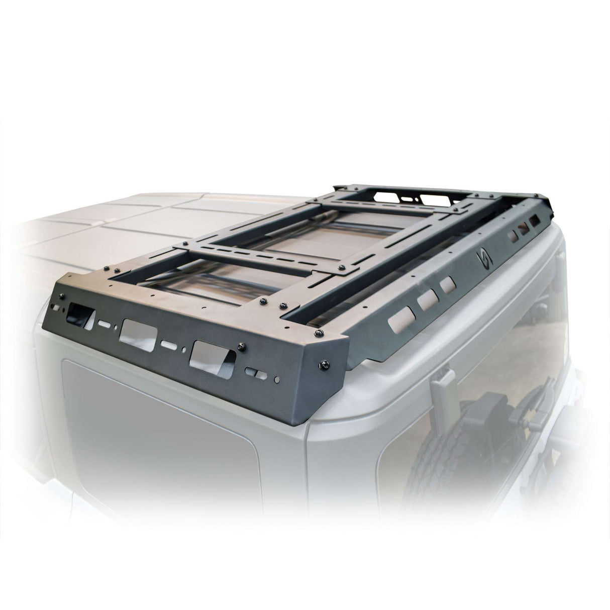 2021-2026 Ford Bronco 4 Door Hard Top Half Roof Rack Turn_Offroad