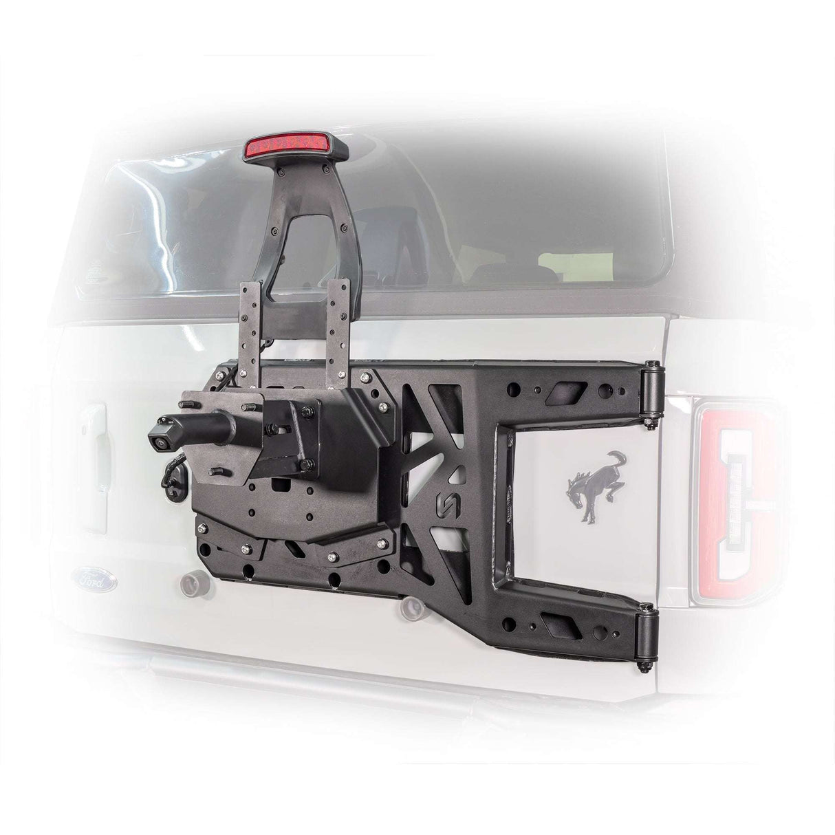 2021-2026 Ford Bronco Adjustable Tire Carrier & Camera Mount Turn_Offroad