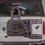 2021-2026 Ford Bronco Adjustable Tire Carrier & Camera Mount Turn_Offroad