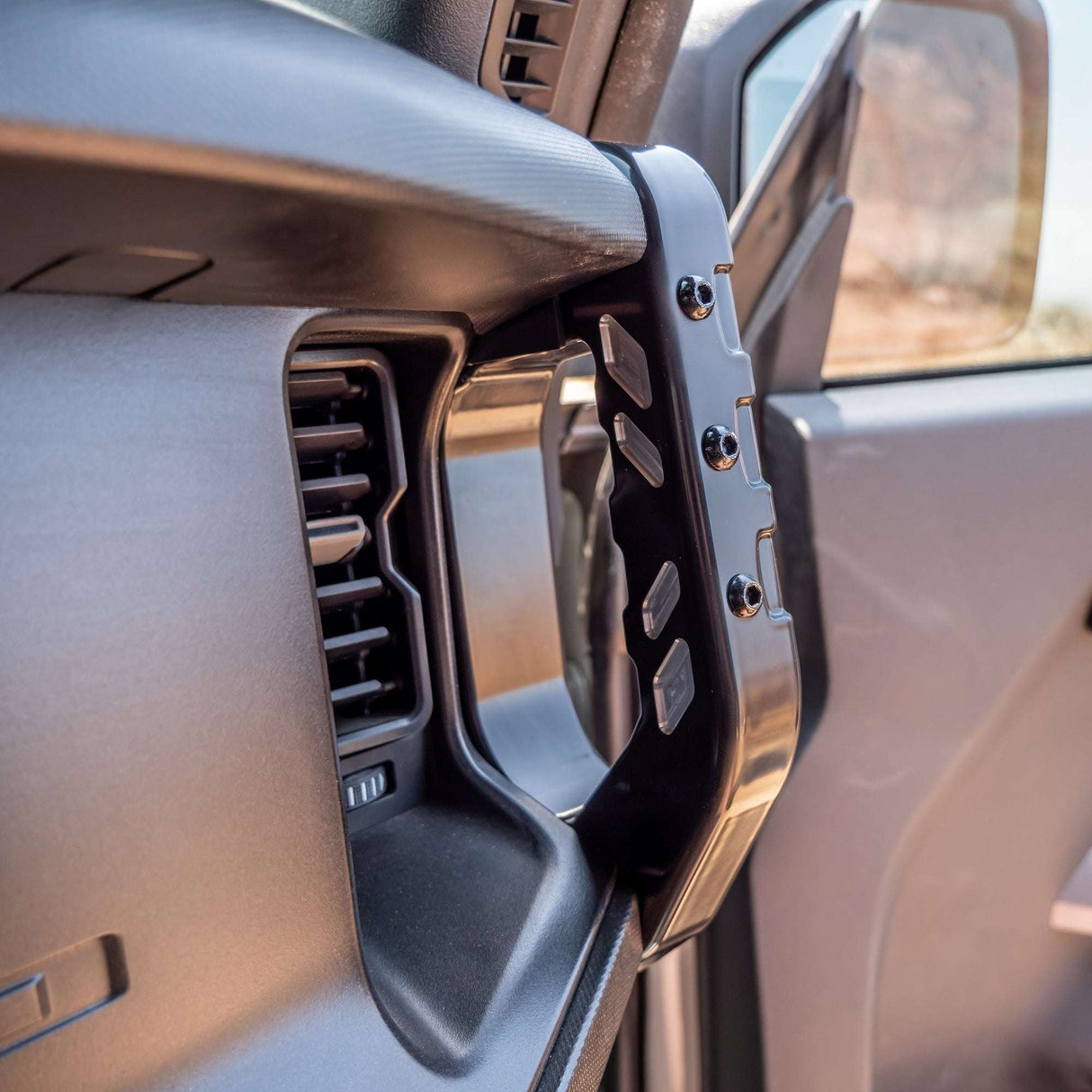 2021-2026 Ford Bronco Billet Dash Side Handles -Pair Turn_Offroad