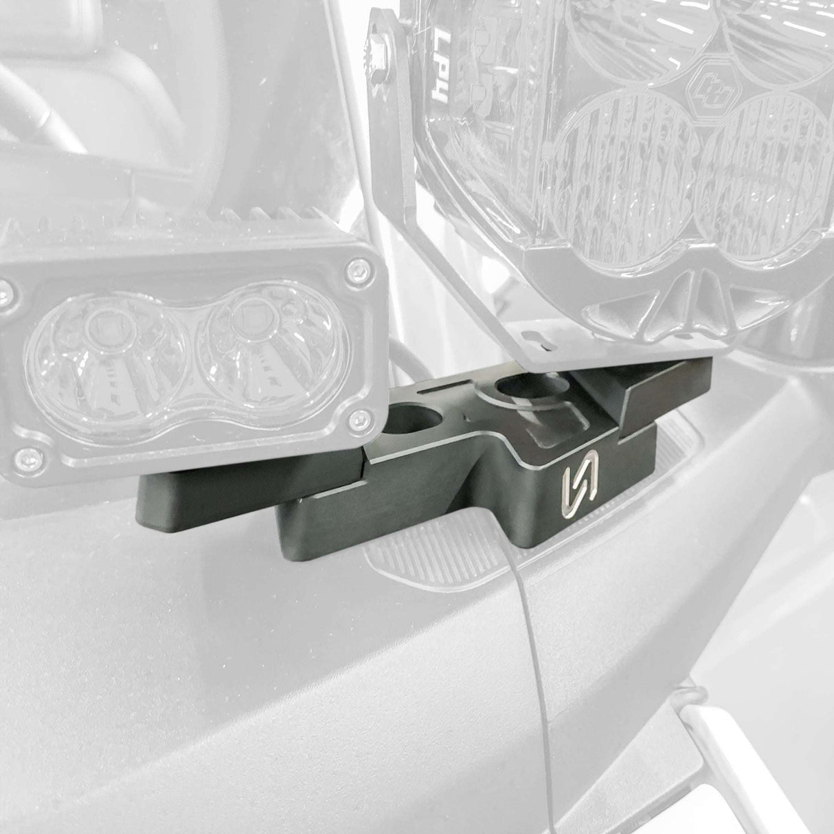 Billet Mirror Light Mount for Ford Bronco (Pair) Turn_Offroad