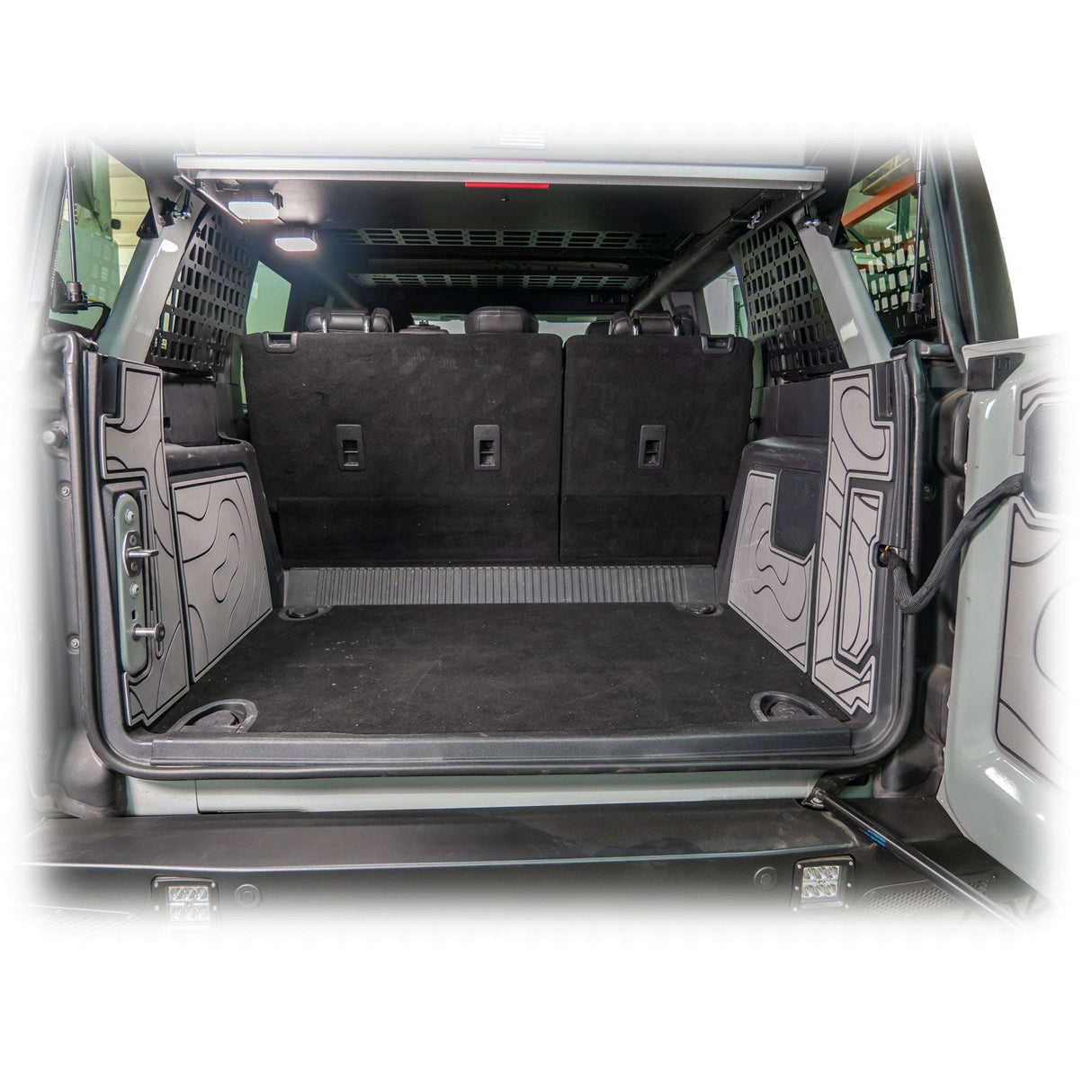 2021-2024 Ford Bronco Cargo Area Foam Protector Kit Turn Offroad