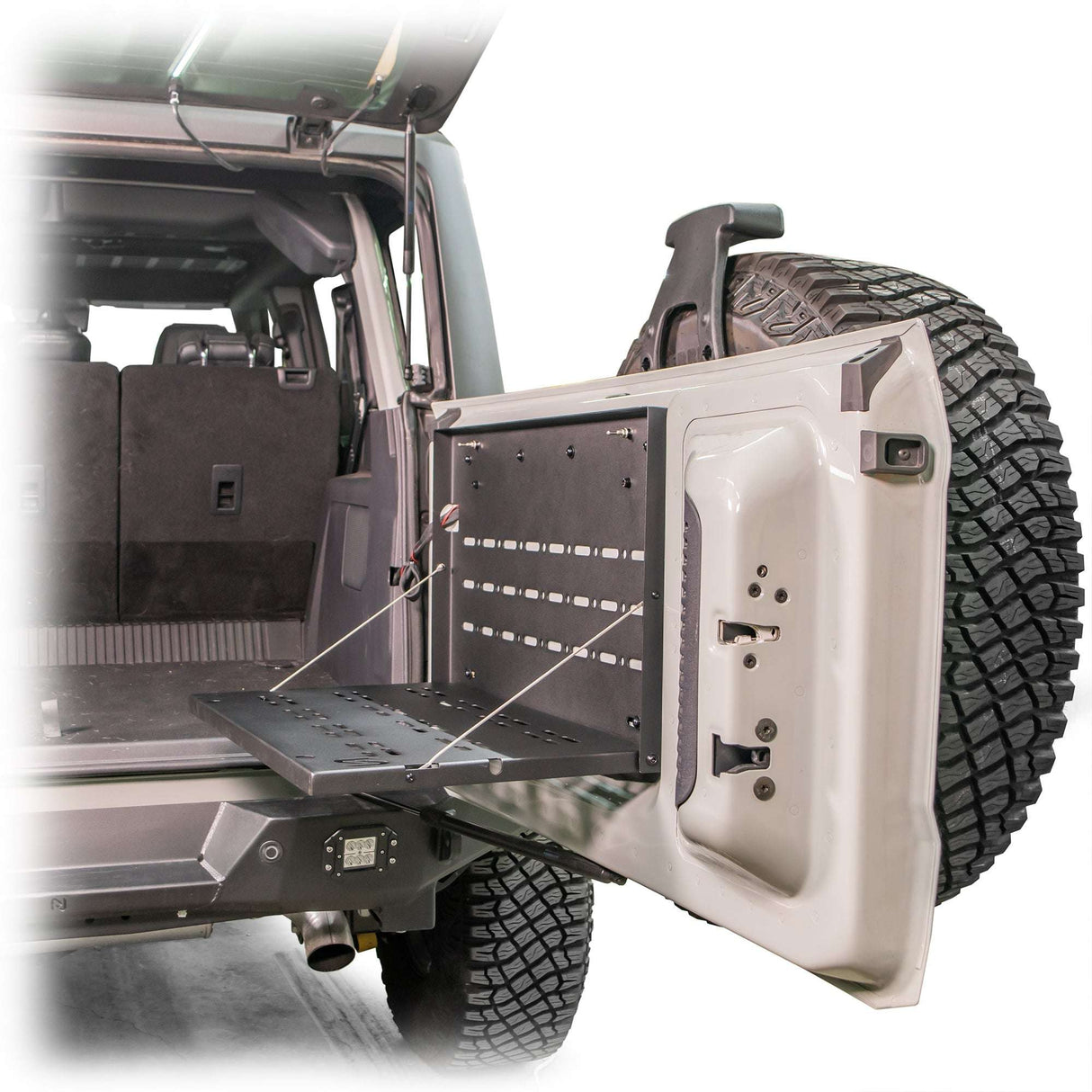 2021-2026 Ford Bronco Fold-Out Trail Table Turn_Offroad