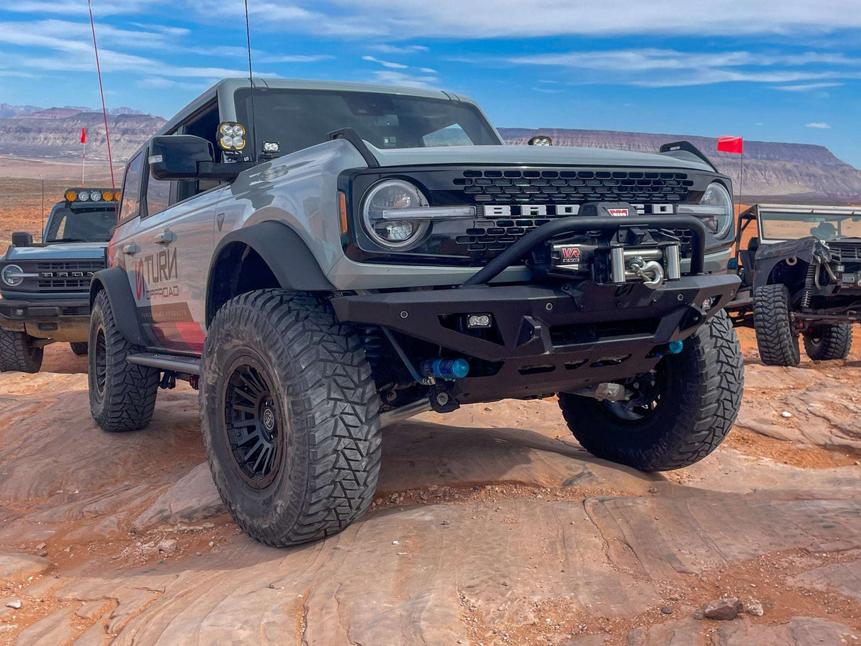 2021-2026 Ford Bronco Front Bumper Package | Bumper | Skid Plate | Winch Mount | Bull Bar Turn_Offroad