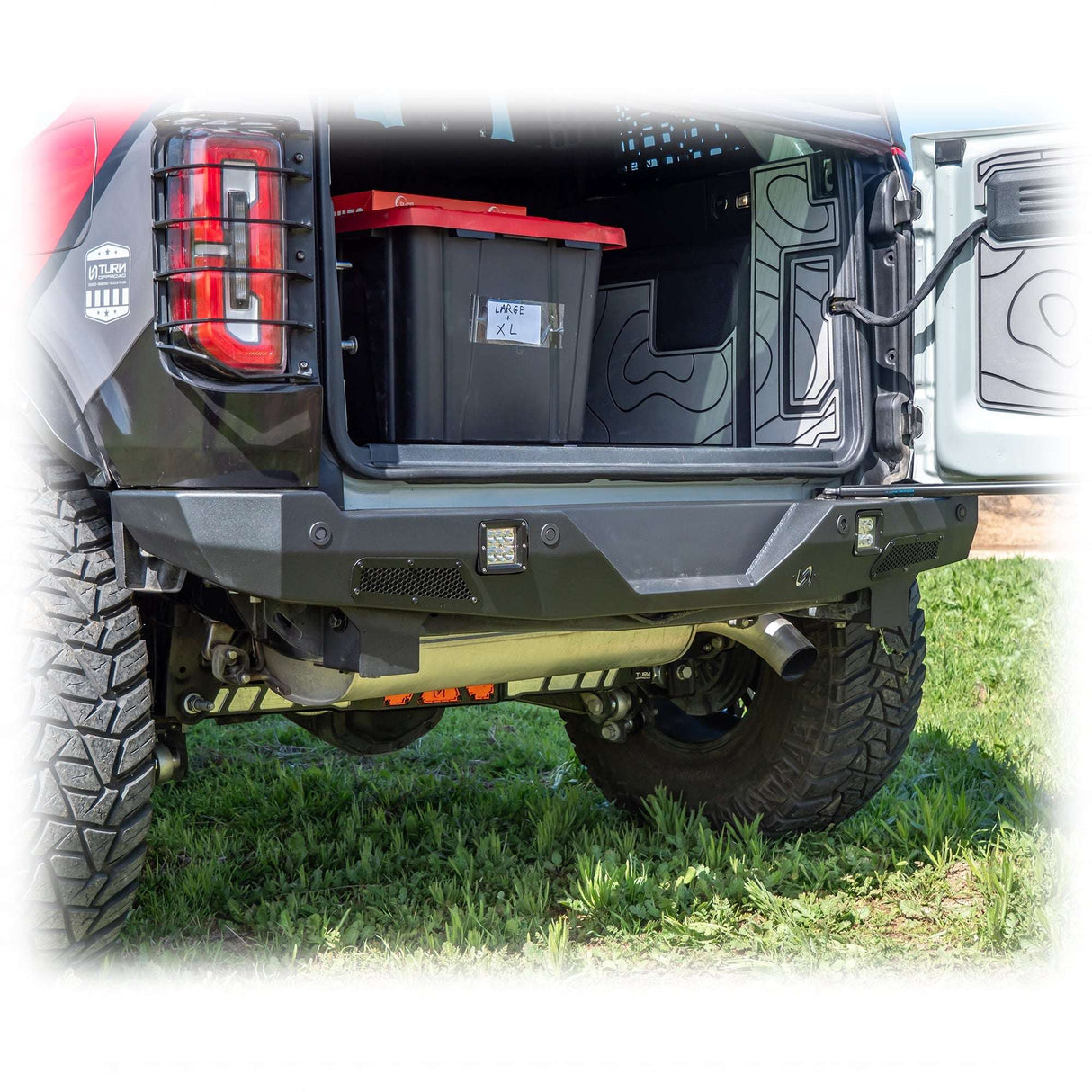 2021-2026 Ford Bronco Hyperlyte Rear Bumper Turn Offroad
