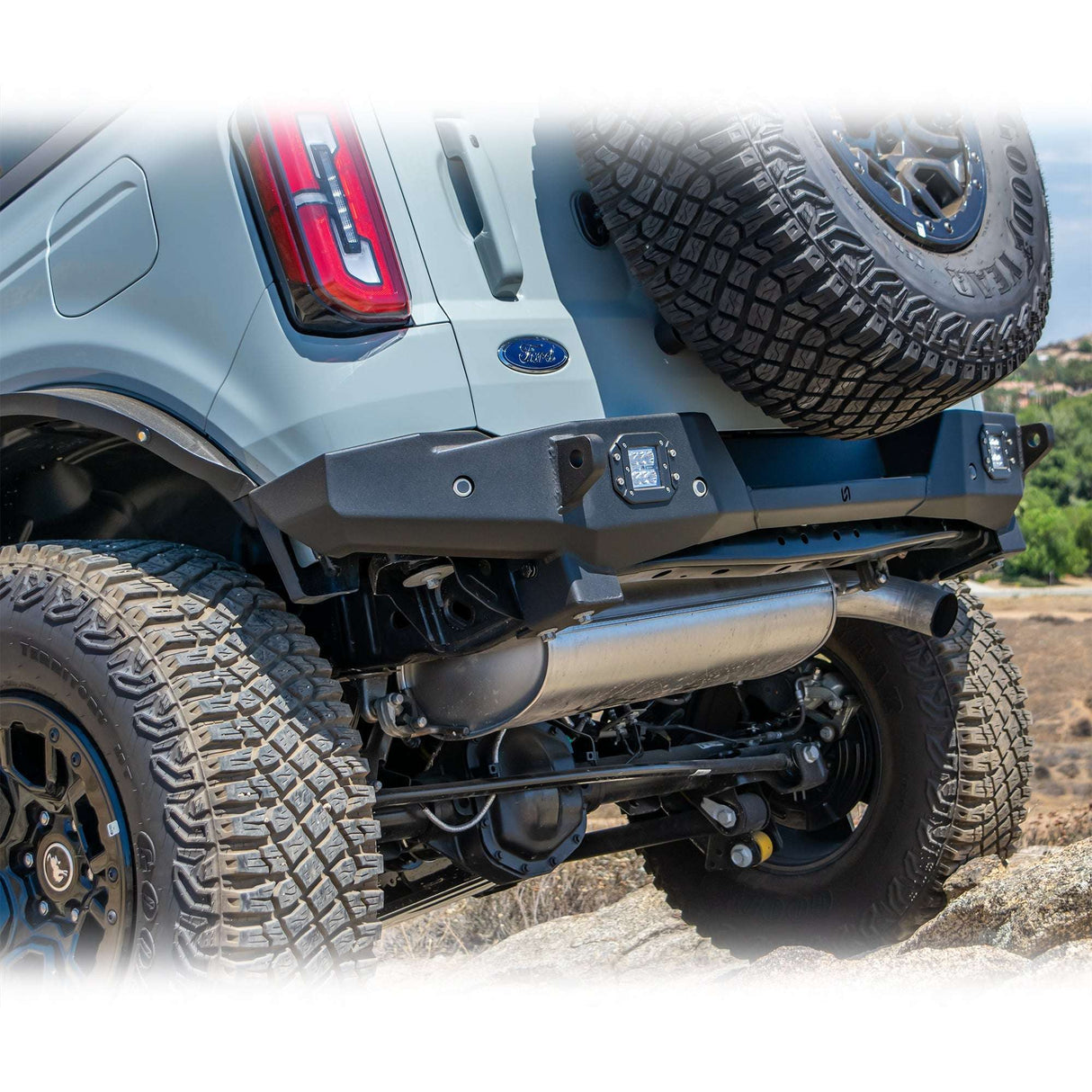 2021-2026 Ford Bronco Rear Bumper - Zero Series Turn_Offroad