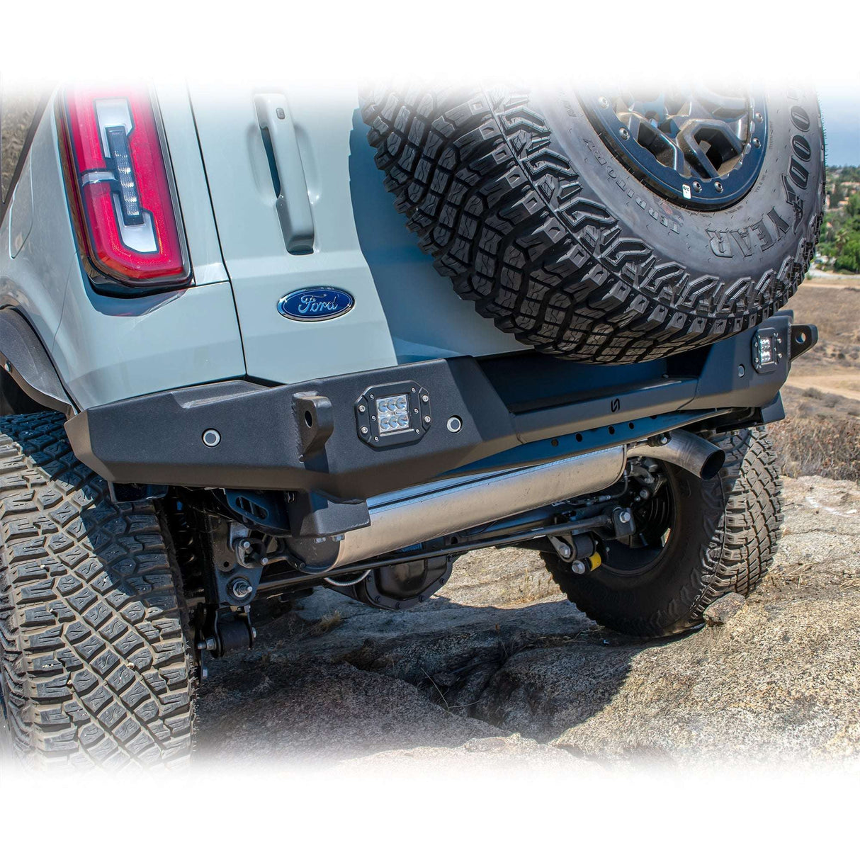 2021-2026 Ford Bronco Rear Bumper - Zero Series Turn_Offroad