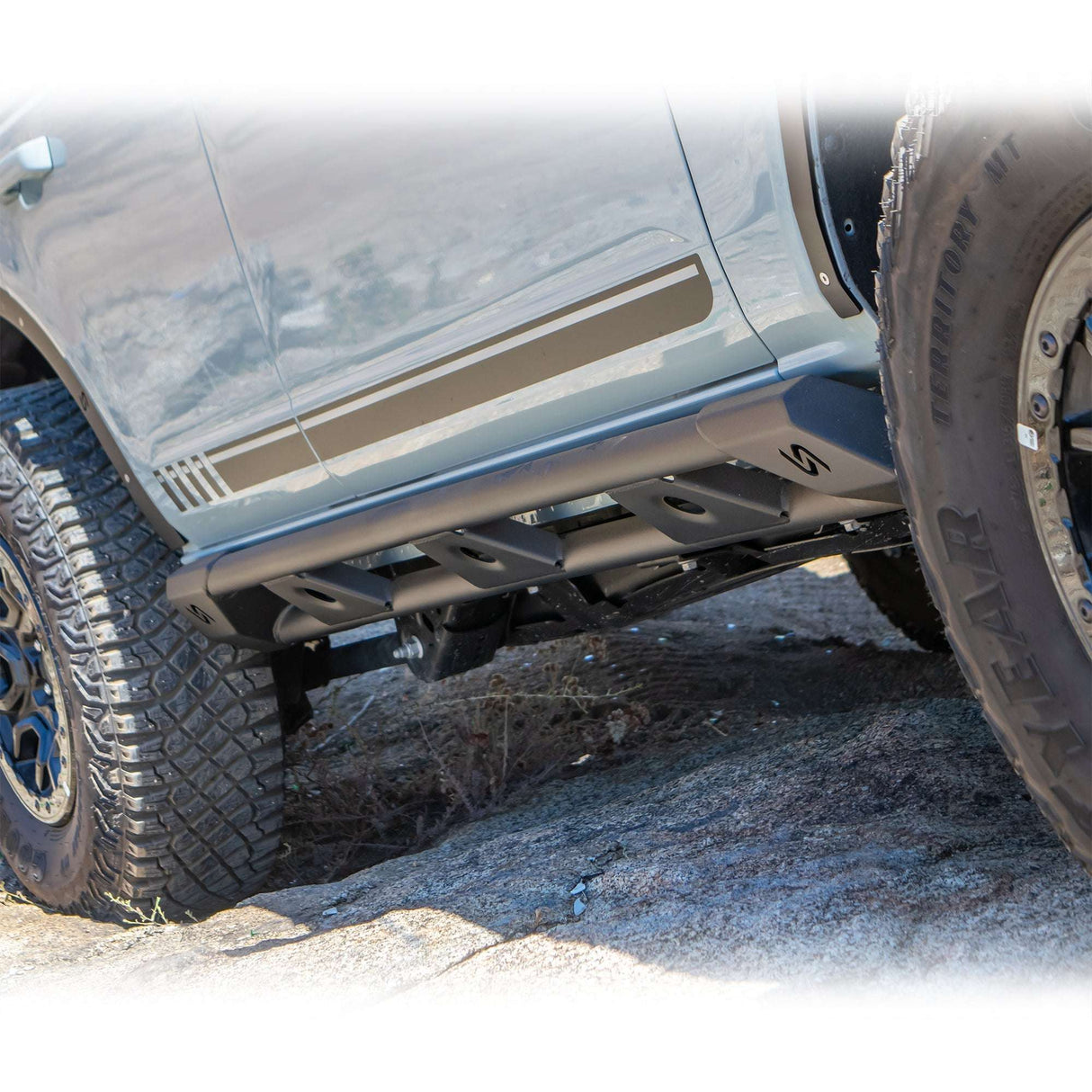 2021-2026 Ford Bronco Rock Sliders 4-Door Turn_Offroad