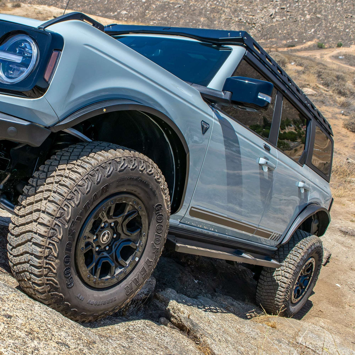 2021-2026 Ford Bronco Steel Fender Flares Kit w/ Marker Lights Turn_Offroad