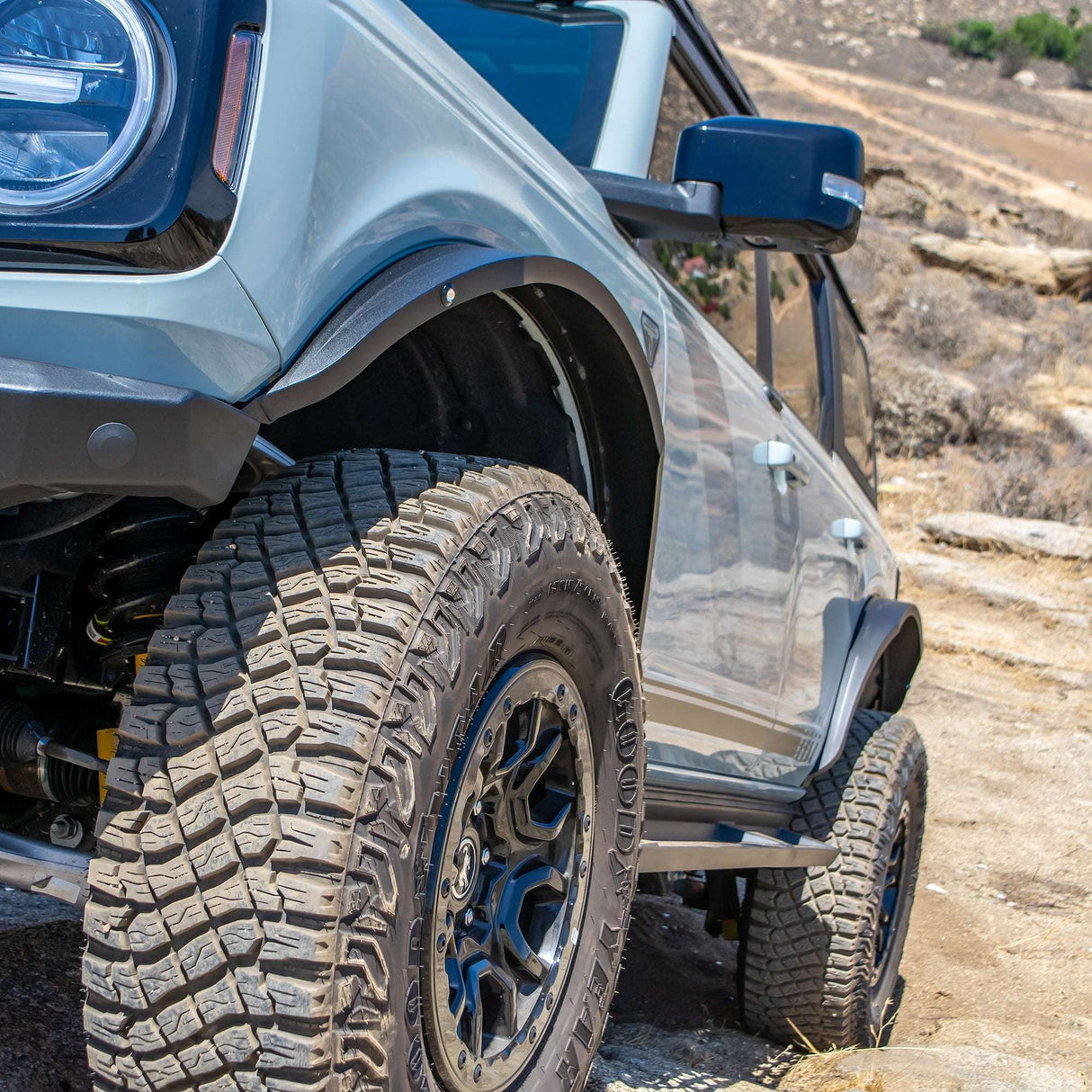 2021-2026 Ford Bronco Steel Fender Flares Kit w/ Marker Lights Turn_Offroad