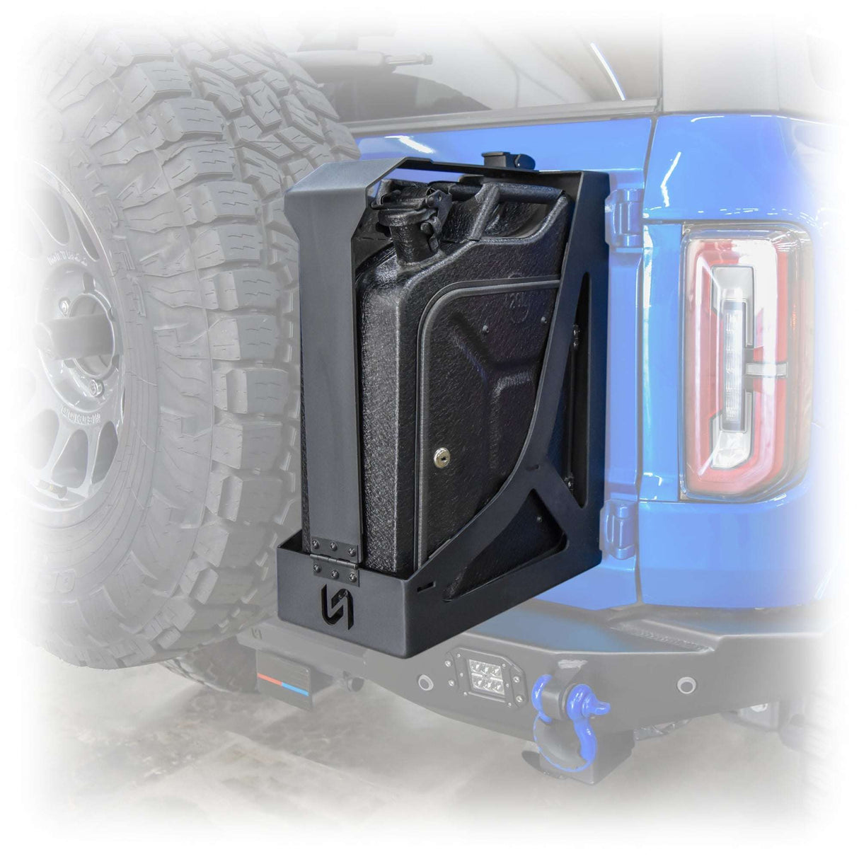 2021-2026 Ford Bronco Tailgate Jerry Can Mount Turn Offroad