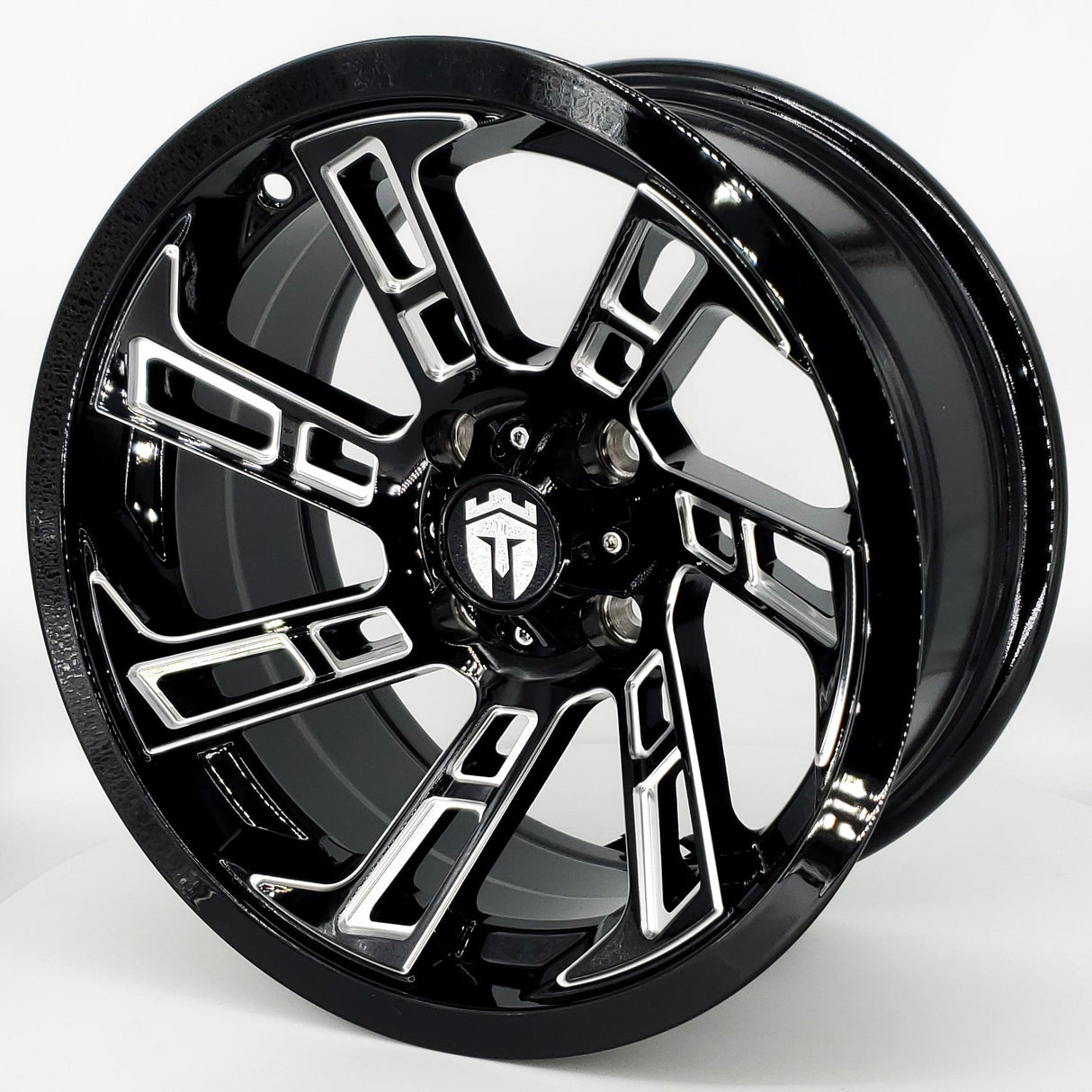 Empire Hook HK2 14x7 | -25 Offset Gloss Black w/ Milled Accents