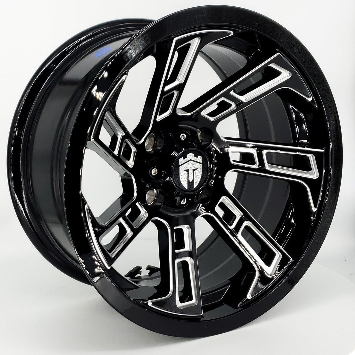 Empire Hook HK2 14x7 | -25 Offset Gloss Black w/ Milled Accents