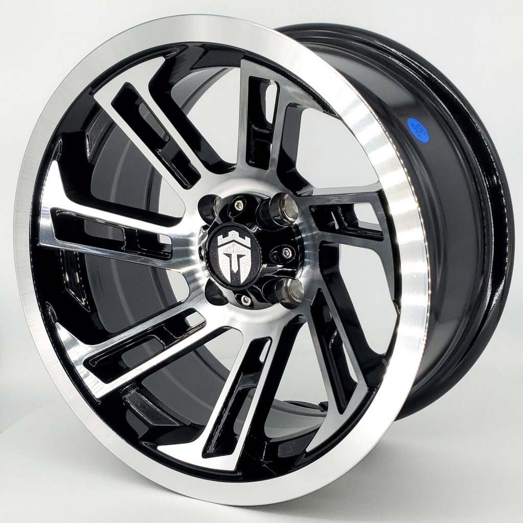 Empire Hook HK1 14x7 | -25 Offset Gloss Black w/ Machined Face