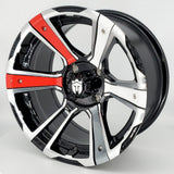 Empire E6 14x7 | -25 Offset Gloss Black w/ Machined Face