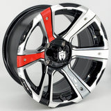 Empire E6 14x7 | -25 Offset Gloss Black w/ Machined Face
