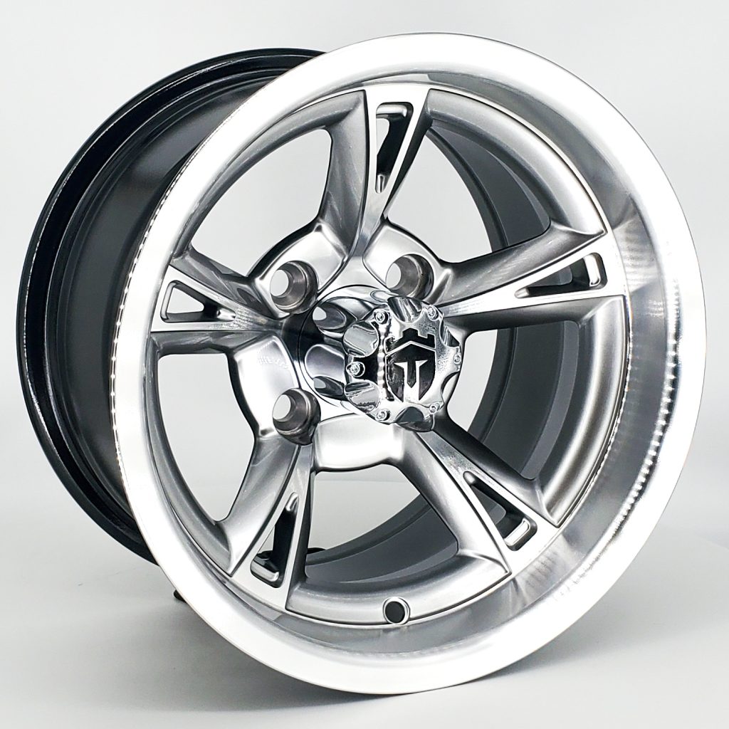 Empire Rodder 12x7 | -25 Offset Hyper Black w/ Machined Face & Accents