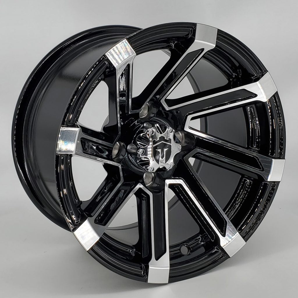Empire Blade B2 12x7 |  -25 Offset Gloss Black Machined Face