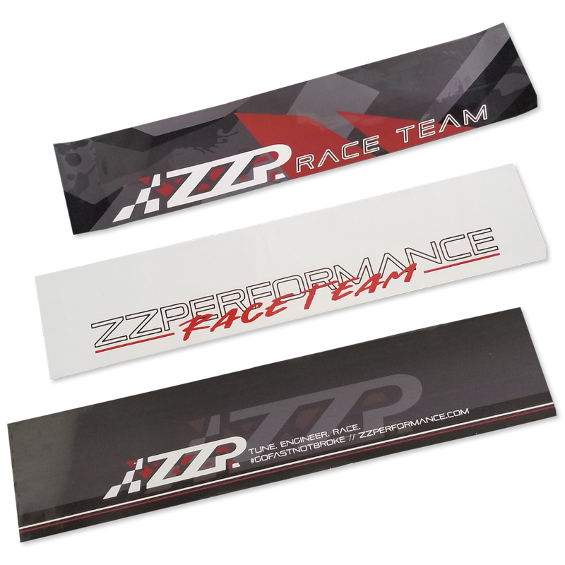ZZP Race Team Windshield Banners
