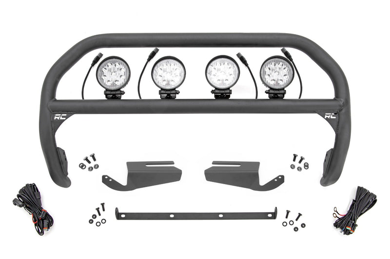 Nudge Bar | 4 Inch Round Led (x4) | OE Modular Steel | Ford Bronco 4WD (21-24)