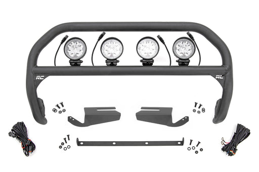 Nudge Bar | 4 Inch Round Led (x4) | OE Modular Steel | Ford Bronco 4WD (21-24)