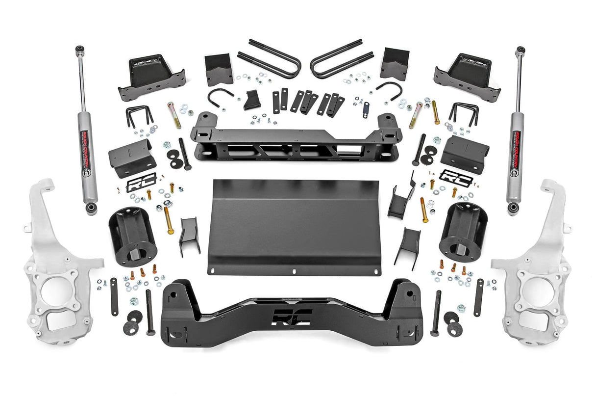 Rough Country 6 Inch Lift Kit Ford F-150 4WD 2021-2026 587-config