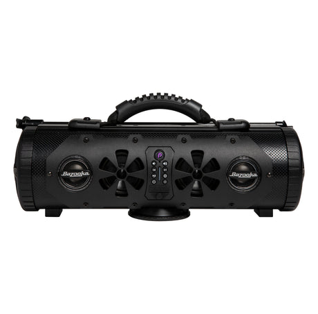 Bazooka G3 Party Bar MINI Portable Bluetooth Speaker | 70 Hours Battery Life | IP66 Waterproof | 450-watt MAX power | RGB-LED Lights | with one-click “Party Button” music-sharing technology | 6 Marine Grade Speakers Bazooka