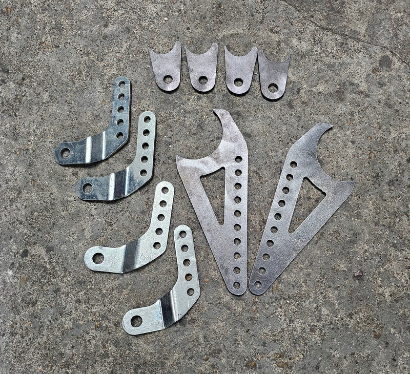 2007-2013 Silverado Sierra Reklez Shock Relocation Kit Brackets Only