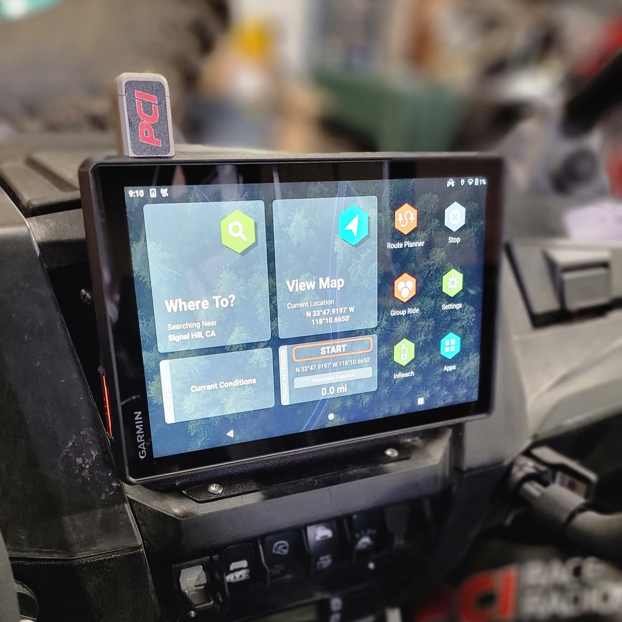 Polaris RZR Garmin Tread GPS Mount for 19-24 Pro R / Turbo R / Pro XP by FASTLAB