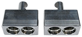 Sky High Car Audio Dual 1/0 AWG to Single 1/0 Amp Input Reducers (Pair) Sky High Car Audio